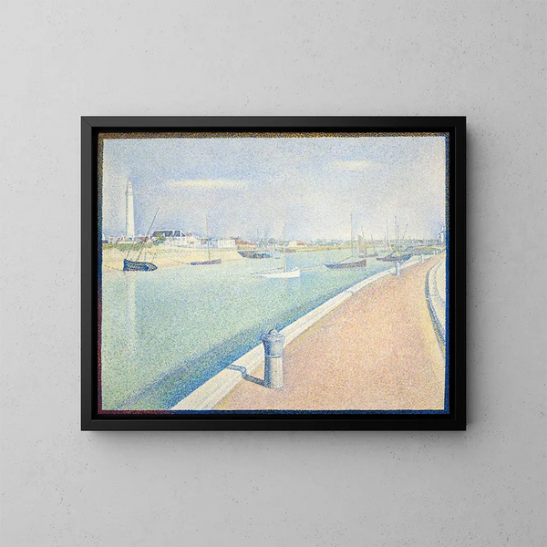 Le canal de Gravelines Petit Fort Philippe - Georges Seurat — kehystetty taideteos seinällä