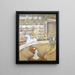 Le Cirque - Georges Seurat — kehystetty taideteos seinällä