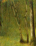 La Forêt de Pontaubert - Georges Seurat — näkymä teoksesta