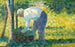 Le Jardinier - Georges Seurat — näkymä teoksesta