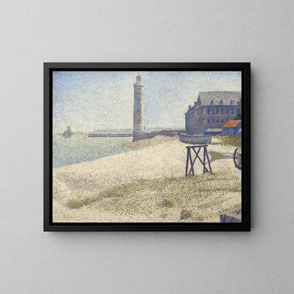 Le phare de Honfleur - Georges Seurat — kehystetty taideteos seinällä