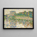 La Seine à Courbevoie - Georges Seurat — kehystetty taideteos seinällä