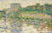 La Seine à Courbevoie - Georges Seurat — näkymä teoksesta