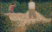 Kaksi kivenhakkaajaa - Georges Seurat — näkymä teoksesta