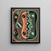 Collection décors et couleurs Pl08 - Georges Valmier — kehystetty taideteos seinällä