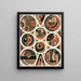 Collection décors et couleurs Pl12 - Georges Valmier — kehystetty taideteos seinällä