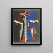 Collection décors et couleurs Pl13 - Georges Valmier — kehystetty taideteos seinällä