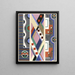 Collection décors et couleurs Pl19 - Georges Valmier — kehystetty taideteos seinällä