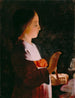Nuori Neitsyt Maria - Georges de La Tour — näkymä teoksesta
