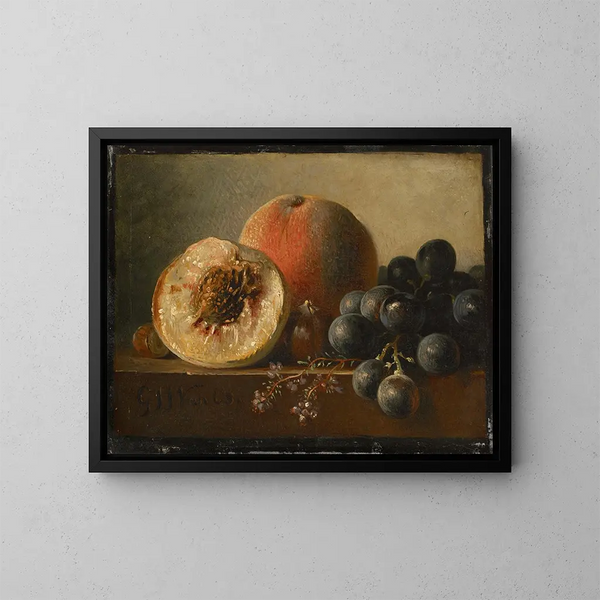 Fruits - Georgius Jacobus Johannes van Os — kehystetty taideteos seinällä