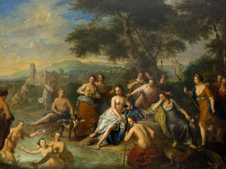 Diane et ses nymphes - Gerard Hoet — näkymä teoksesta