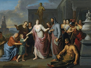 Gerard Hoet - Olympia Presenting The Young Alexander The Great To Aristotle.webp