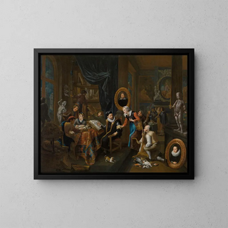 Le Collectionneur - Gerard Thomas — kehystetty taideteos seinällä