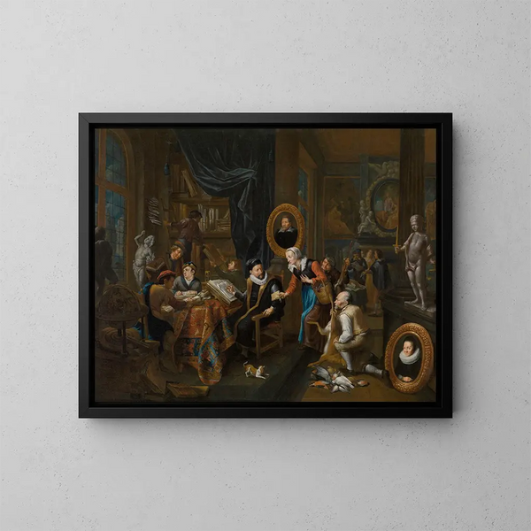 Le Collectionneur - Gerard Thomas — kehystetty taideteos seinällä