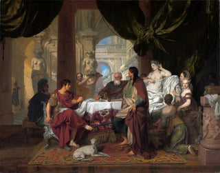 Le banquet de Cléopâtre - Gerard de Lairesse — näkymä teoksesta