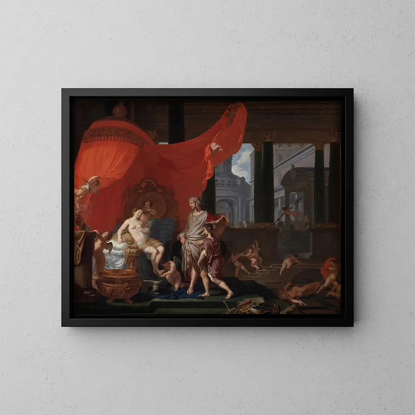 Le mariage d'Alexandre et de Roxane - Gerard de Lairesse — kehystetty taideteos seinällä