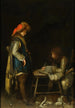 Upseeri kirjoittamassa kirjettä - Gerard ter Borch — näkymä teoksesta