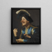 Un violoniste qui rit - Gerard van Honthorst — kehystetty taideteos seinällä