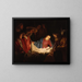 Betlehemin paimenien ylistyksestä - Gerard van Honthorst — kehystetty taideteos seinällä