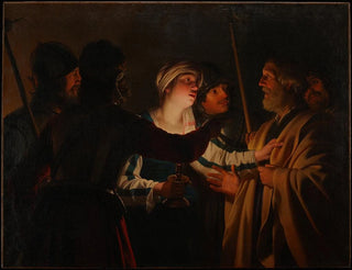 Le reniement de saint Pierre - Gerard van Honthorst — näkymä teoksesta