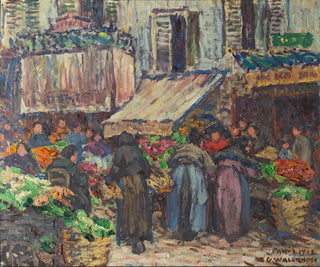 Des Halles à Paris - Gerda Wallander — näkymä teoksesta