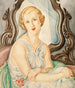 Dame devant un miroir - Gerda Wegener — näkymä teoksesta