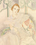 Portrait d'une jeune femme en robe blanche - Gerda Wegener — näkymä teoksesta