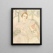 Portrait d'une jeune femme en robe blanche - Gerda Wegener — kehystetty taideteos seinällä