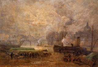 Germain Eugne Bonneton - La Seine au port SaintNicolas.webp