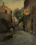 La rue de la Fontaine-Mulard place de Rungis - Germain Eugène Bonneton — näkymä teoksesta