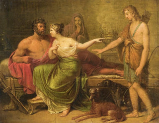 Hippolyte, Phèdre ja Theseus - Saksan koulu — näkymä teoksesta