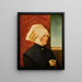 Portrait d'une dame - École allemande — kehystetty taideteos seinällä