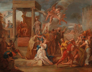 German School - The martyrdom of a female saint.webp