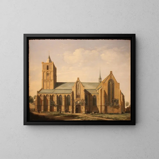 Gerrit Adriaensz Berckheyde - The Church of Noordwijk.webp