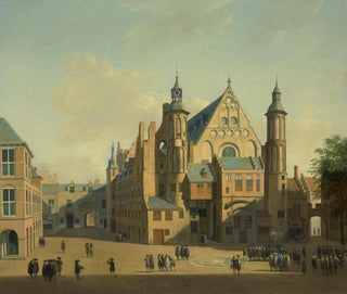 Gerrit Adriaensz Berckheyde - The courtyard of the Binnenhof with the Ridderzaal The Hague.webp