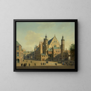Gerrit Adriaensz Berckheyde - The courtyard of the Binnenhof with the Ridderzaal The Hague.webp