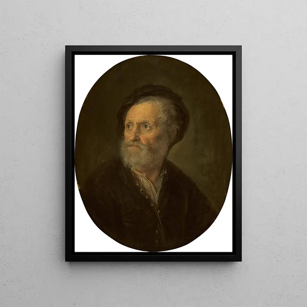 Gerrit Dou - Bust of a Bearded Man.webp