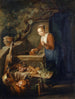 Naisesta siivoojana kaivolla - Gerrit Dou — näkymä teoksesta