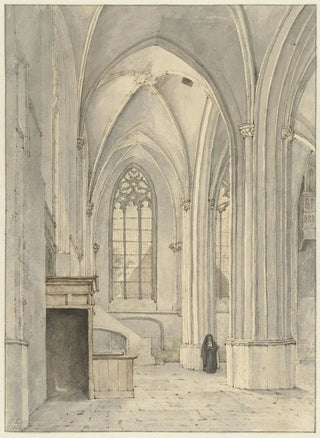 Gerrit Lamberts - Interieur van de kerk van Rhenen.webp