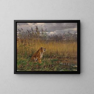 Geza Vastagh - A Tiger in a Landscape.webp