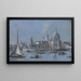 Santa Maria della Salute -taulu, Venetsia ja Doganan kärki - Giacomo Guardi — kehystetty taideteos seinällä