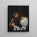 Le Christ portant la croix - Gian Francesco De Maineri — kehystetty taideteos seinällä