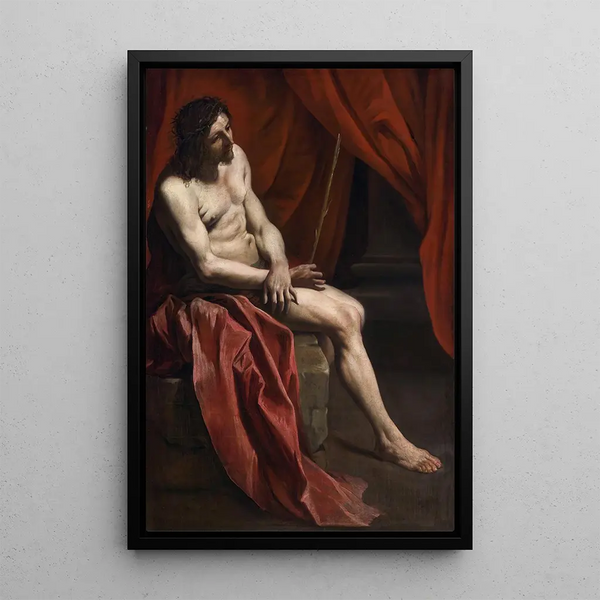 Pilkattu Kristus - Gian Lorenzo Bernini — kehystetty taideteos seinällä