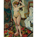 Maalauksen jäljennös Gilbert Nue Se Coiffant - Suzanne Valadon