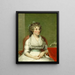 Catherine Yates Pollock Mme George Pollock - Gilbert Stuart — kehystetty taideteos seinällä
