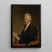 Eversti David Humphreys - Gilbert Stuart — kehystetty taideteos seinällä