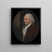 Colonel Isaac Barré - Gilbert Stuart — kehystetty taideteos seinällä