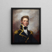 Commodore Thomas Macdonough - Gilbert Stuart — kehystetty taideteos seinällä