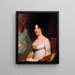 Dolley Payne Madison - Gilbert Stuart — kehystetty taideteos seinällä