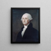 George Washington - Gilbert Stuart — kehystetty taideteos seinällä